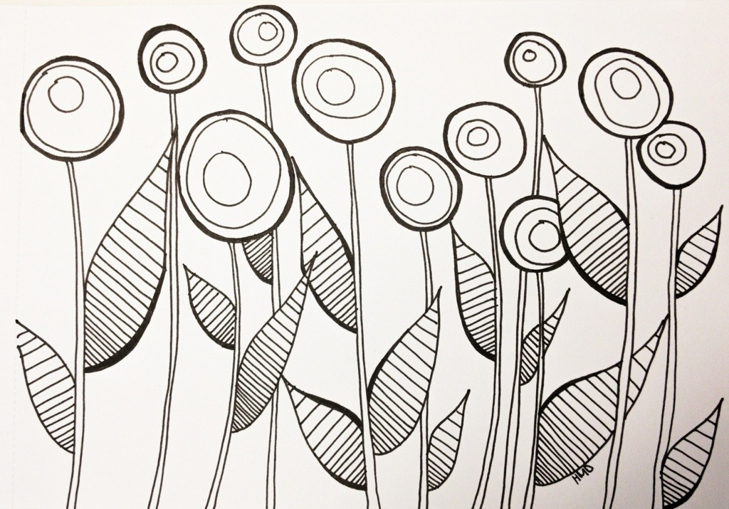 Sharpie Doodles Flowers  galleryhip.com - The Hippest Galleries!