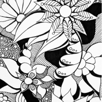 Doodle Prompt - Floral Freak