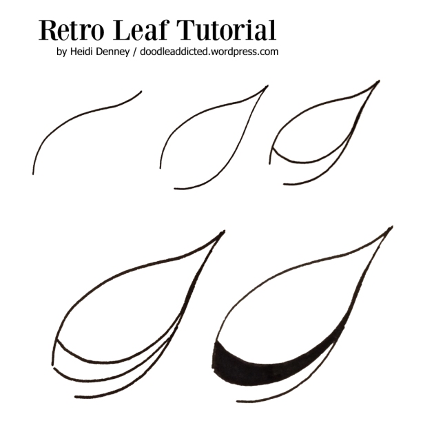 Retro Leaf Tutorial by Heidi Denney