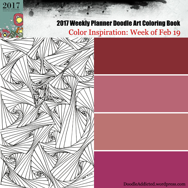 color scheme inspiration for doodle art coloring book Feb 19