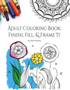 Adult coloring book